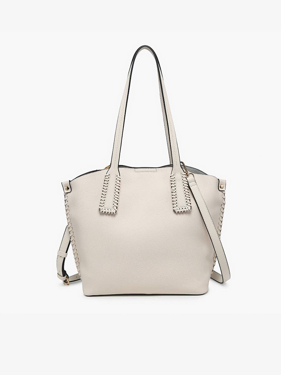 Micah Whipstitch 3-Compartment Tote