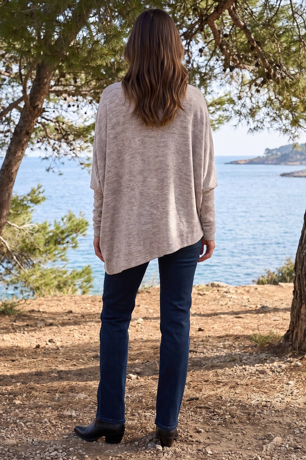 2-Way Cowl Neck or One-Shoulder Asymmetrical Top