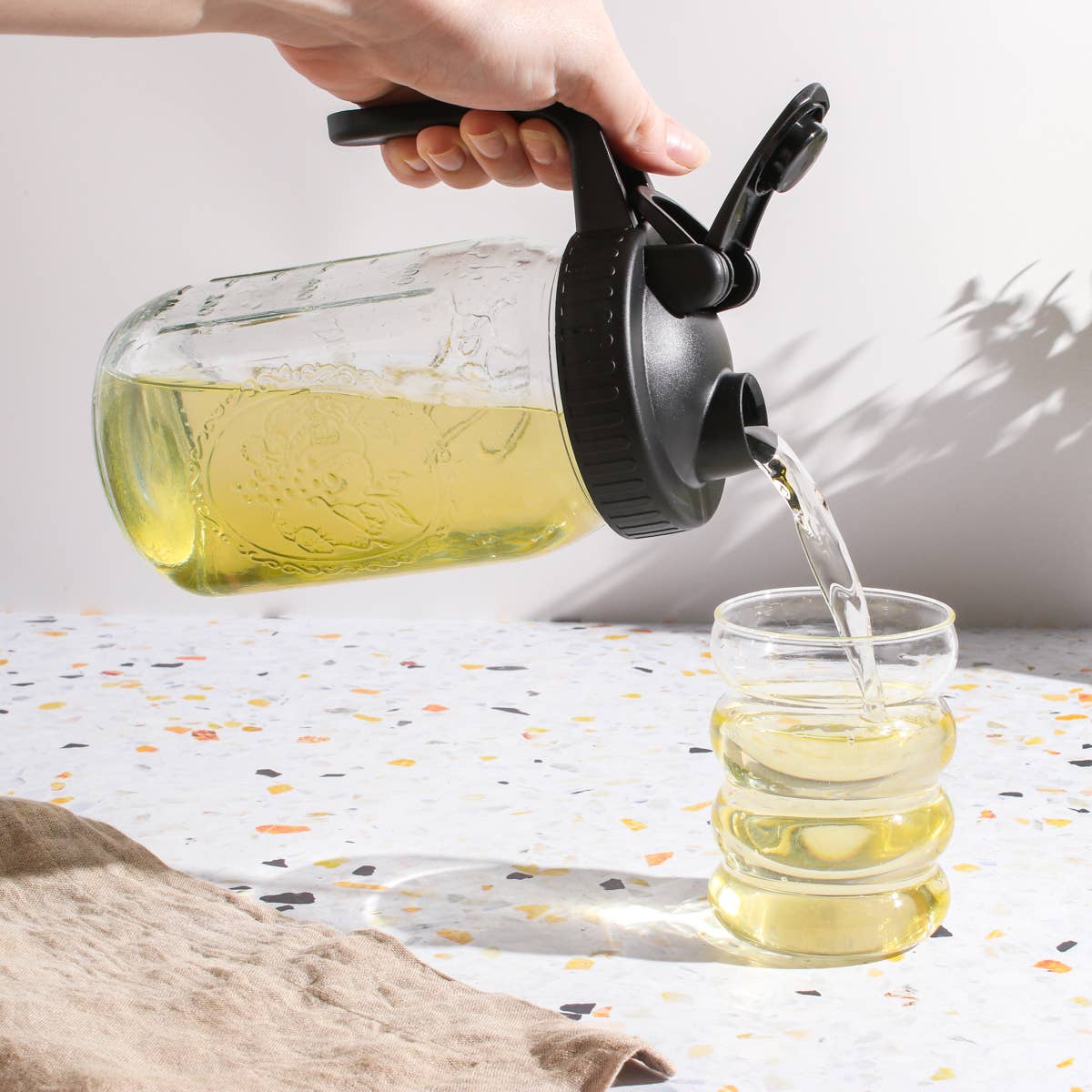 Plum Deluxe Tea - Maison Brew - Cold Brew Iced Tea Mason Jar