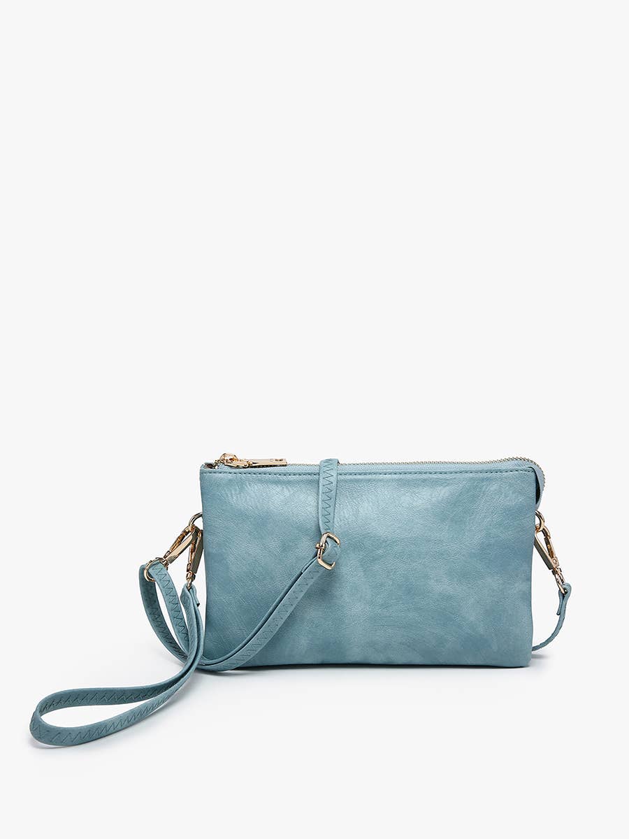 Riley Monogrammable 3 Compartment Crossbody/Wristlet