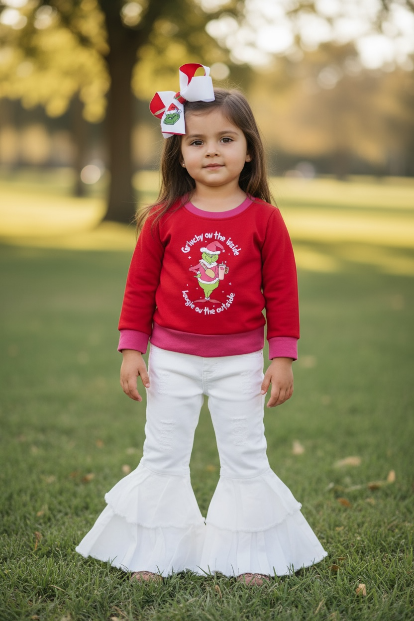 Christmas character printed sweatshirt.🎄TPG40283