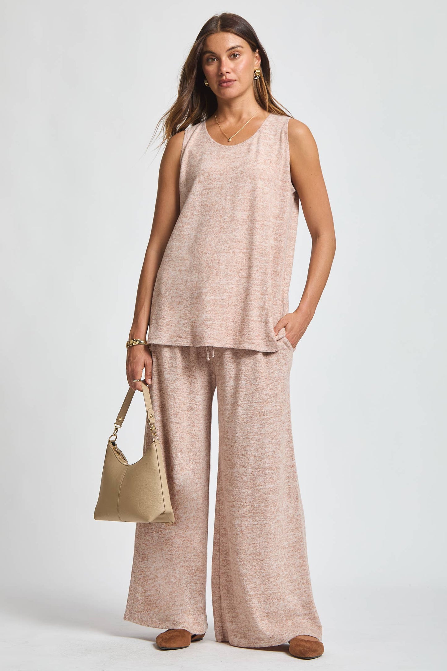 3 Piece Set Tank + Cardigan  Pants