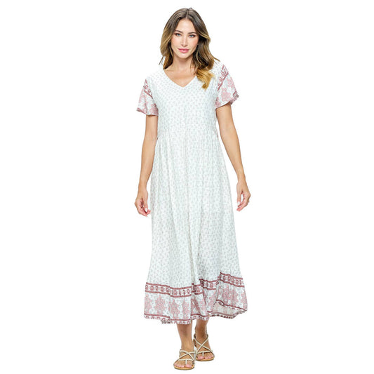 Long Dress Floral Pattern