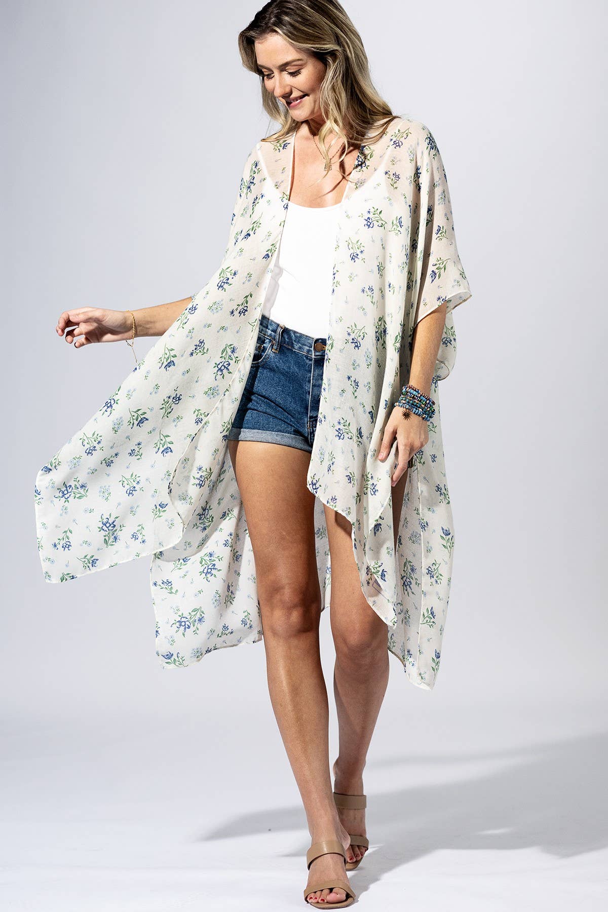 Ditsy Meadow Kimono