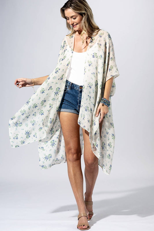 Ditsy Meadow Kimono