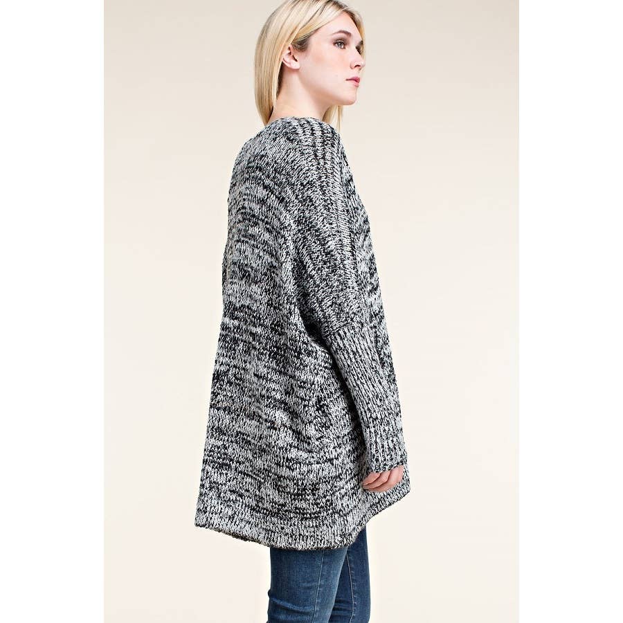 KNIT OPEN CARDIGAN