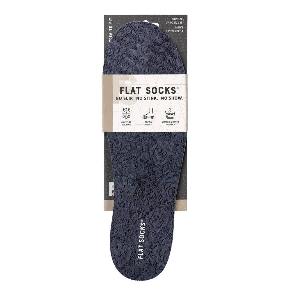 FLAT SOCKS - Dark Lace FLAT SOCKS