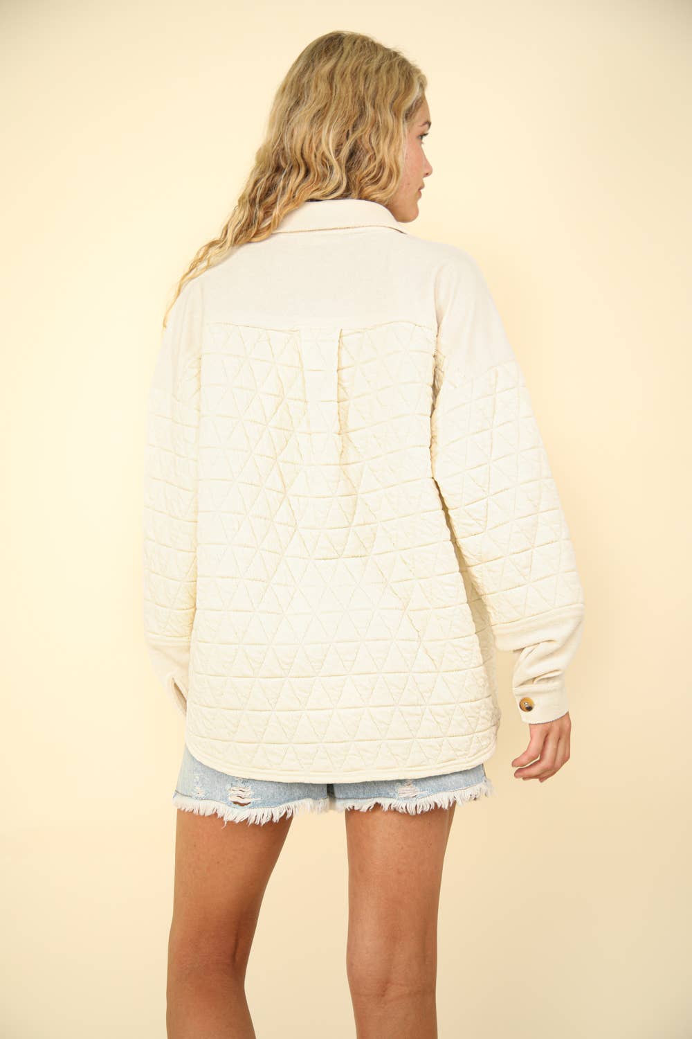 Oversized Quilted Cozy Shacket Jacket