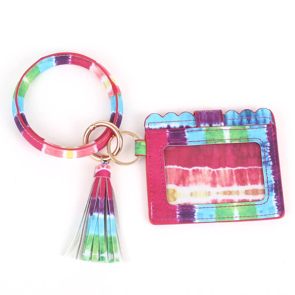 Bangle/Key-Chain/Wallet w/ ID Wind: Feather