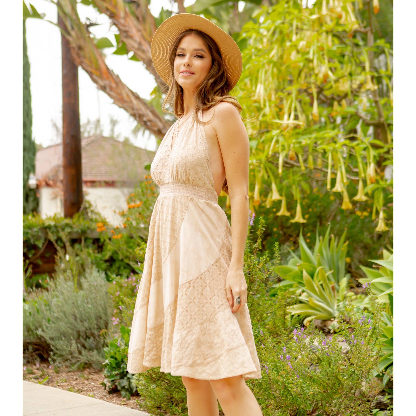 Halter Neck Babydoll Dress