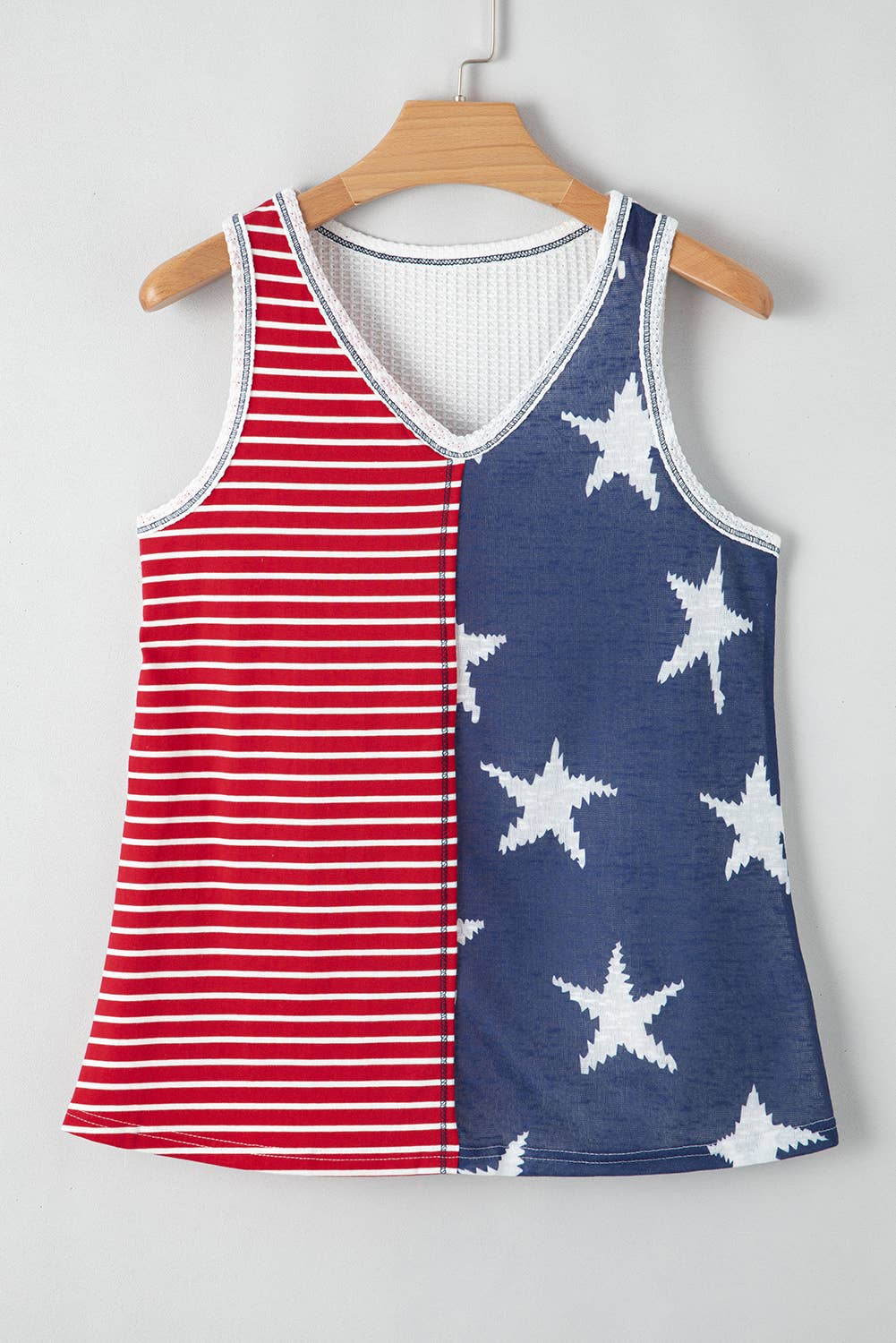 Aapparella - Women American Flag Stars & Stripes Print Tank Top | S-XL