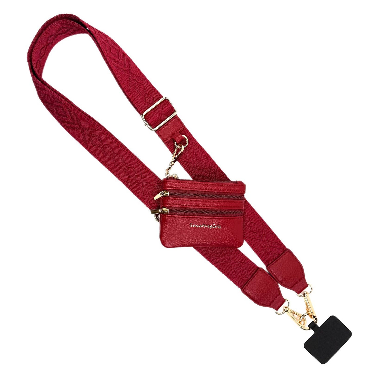 Save The Girls - Clip & Go Strap with Zippered Pouch