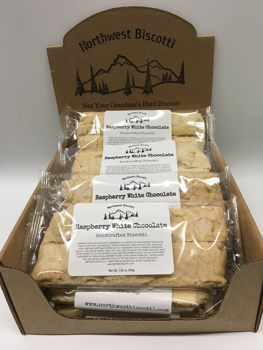 Northwest Biscotti, LLC - Raspberry White Chocolate Biscotti