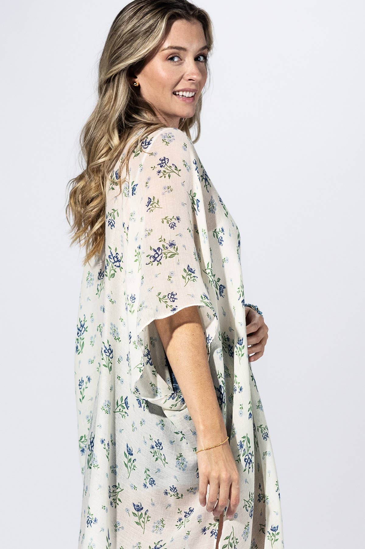 Ditsy Meadow Kimono