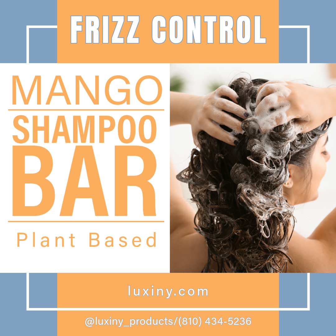 Luxiny Shampoo Bar - Mango - Frizz Control - Natural Mango Butter