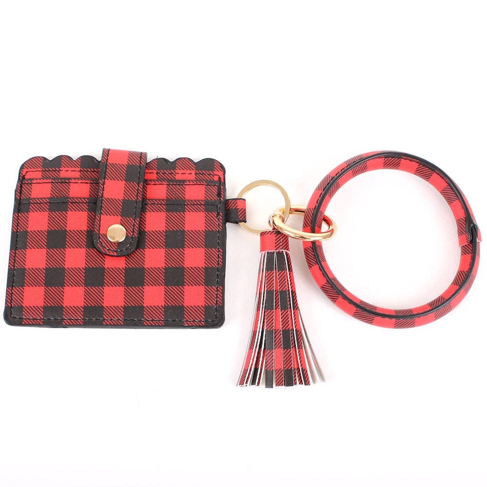 Bangle/Key-Chain/Wallet w/ ID Wind: Feather