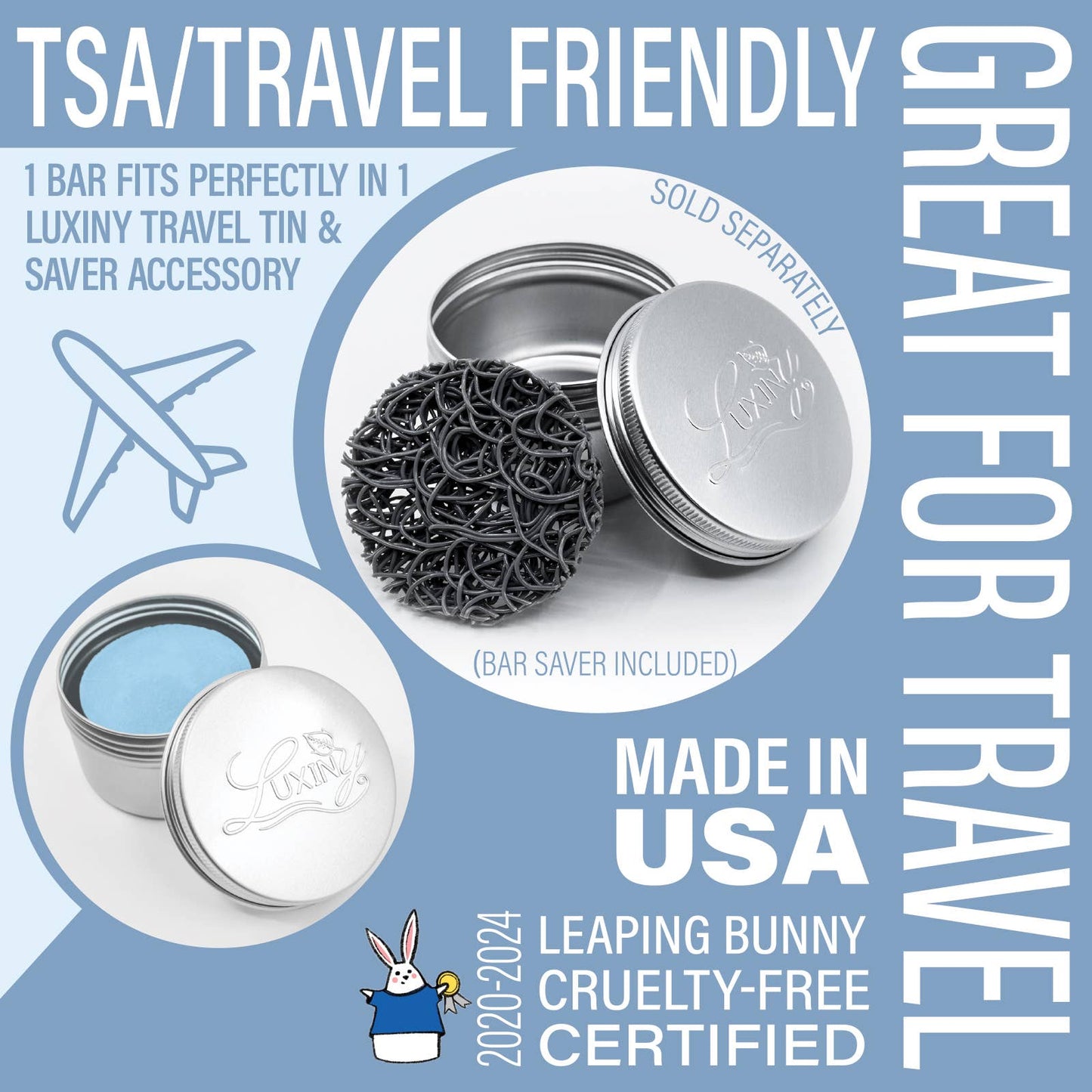 Luxiny Products - Luxurious Bath and Body - Solid Conditioner | 3 in 1 body lotion & Shave Bar | Bay Rum