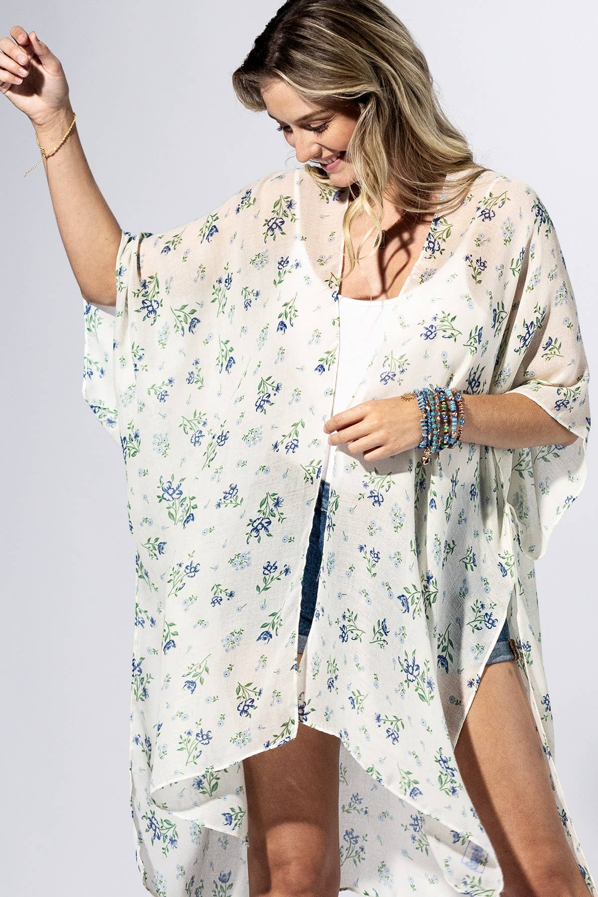 Ditsy Meadow Kimono