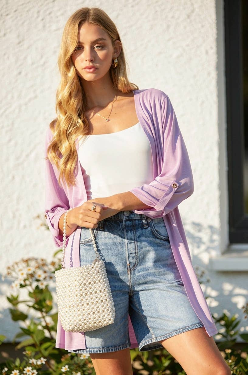 Open Front Cardigan