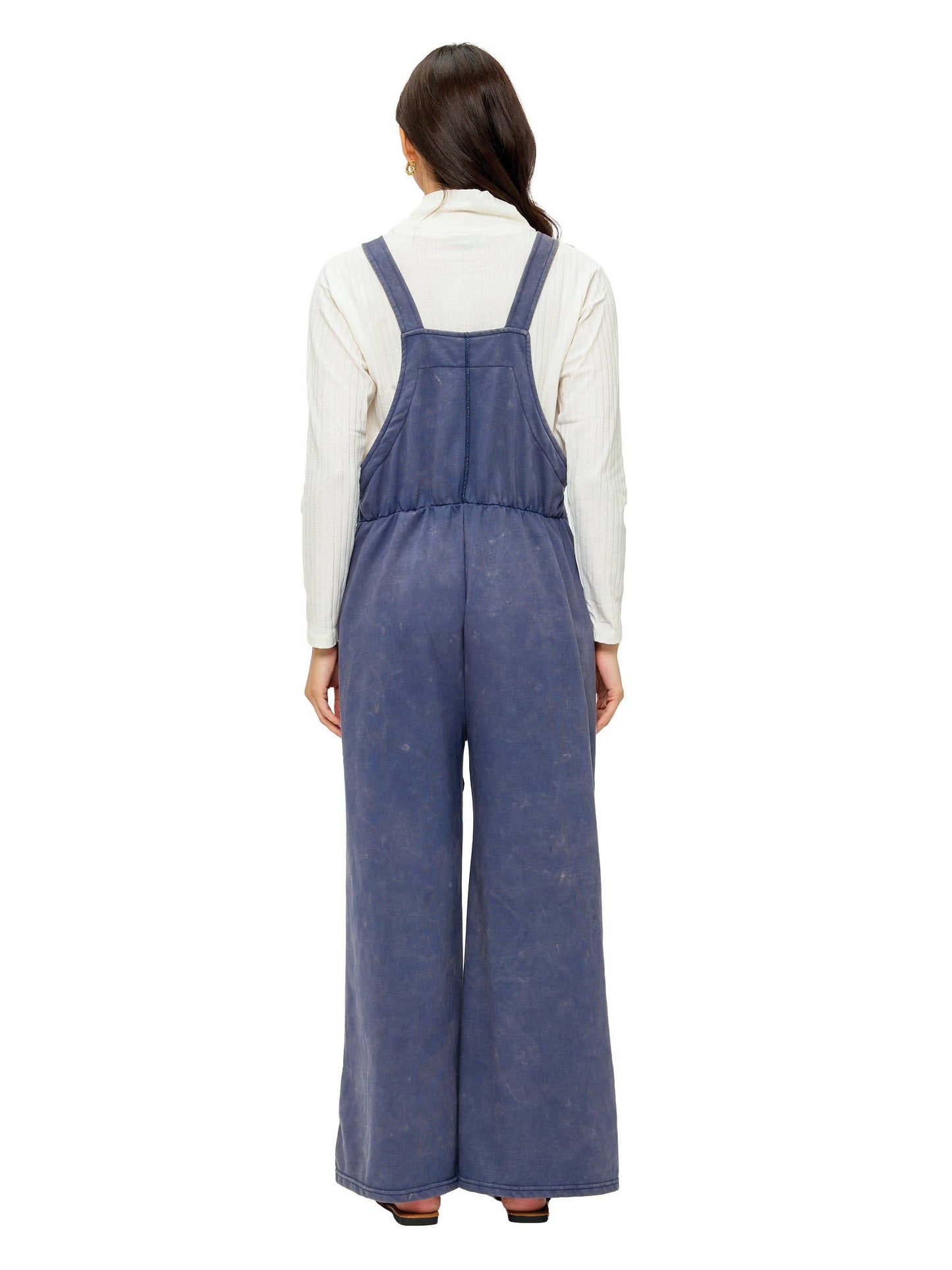 Overall Patchwork Free Spirit Waffle Knit
