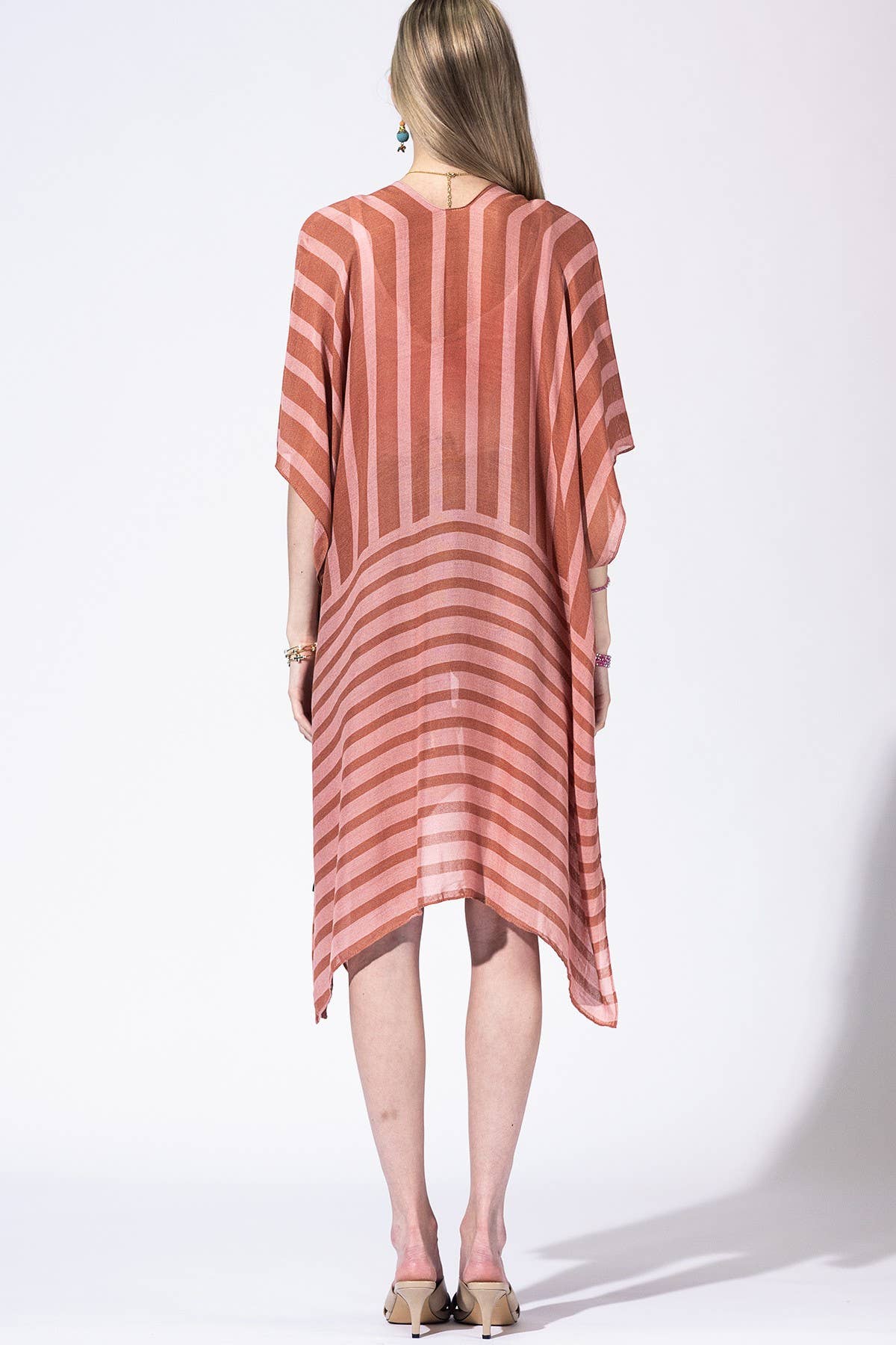 Flamingo Linear Horizon Kimono