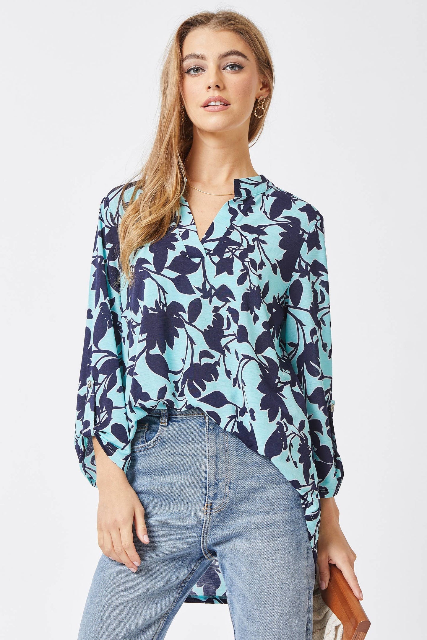 Dear Scarlett - 3/4 Sleeve LIZZY Wrinkle Free Blouse