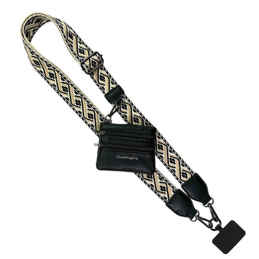 Save The Girls - Clip & Go Strap w/Zippered Pouch XOXO
