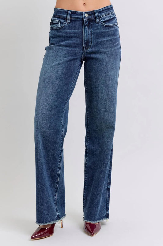 M.R. Wide Leg w/ Tint Denim Jeans 82640