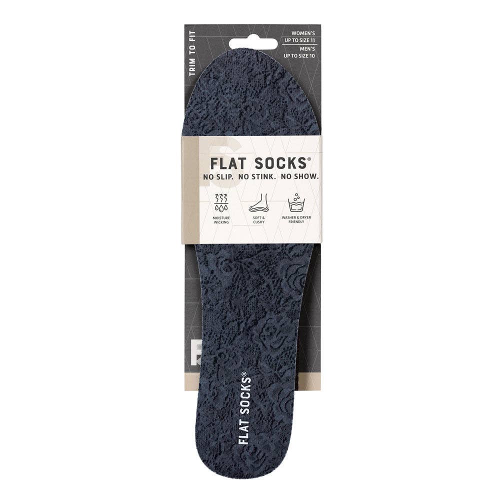 FLAT SOCKS - Dark Lace FLAT SOCKS