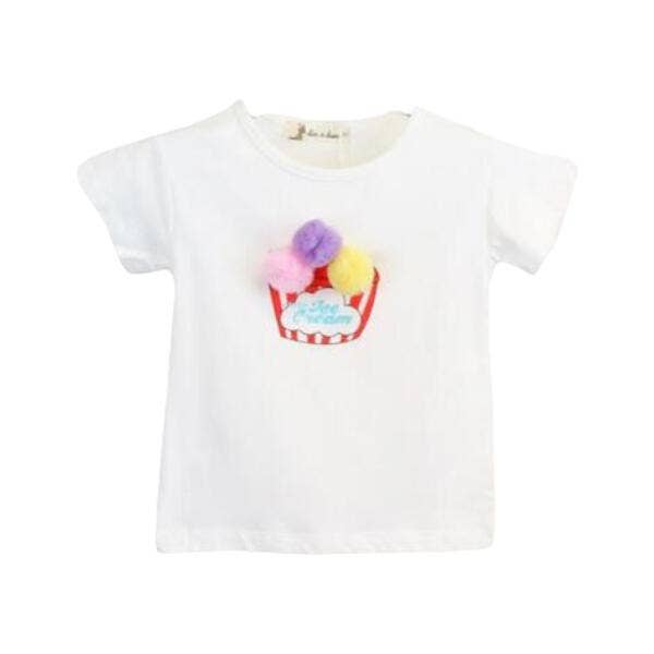 Pom Pom Ice-cream Tee