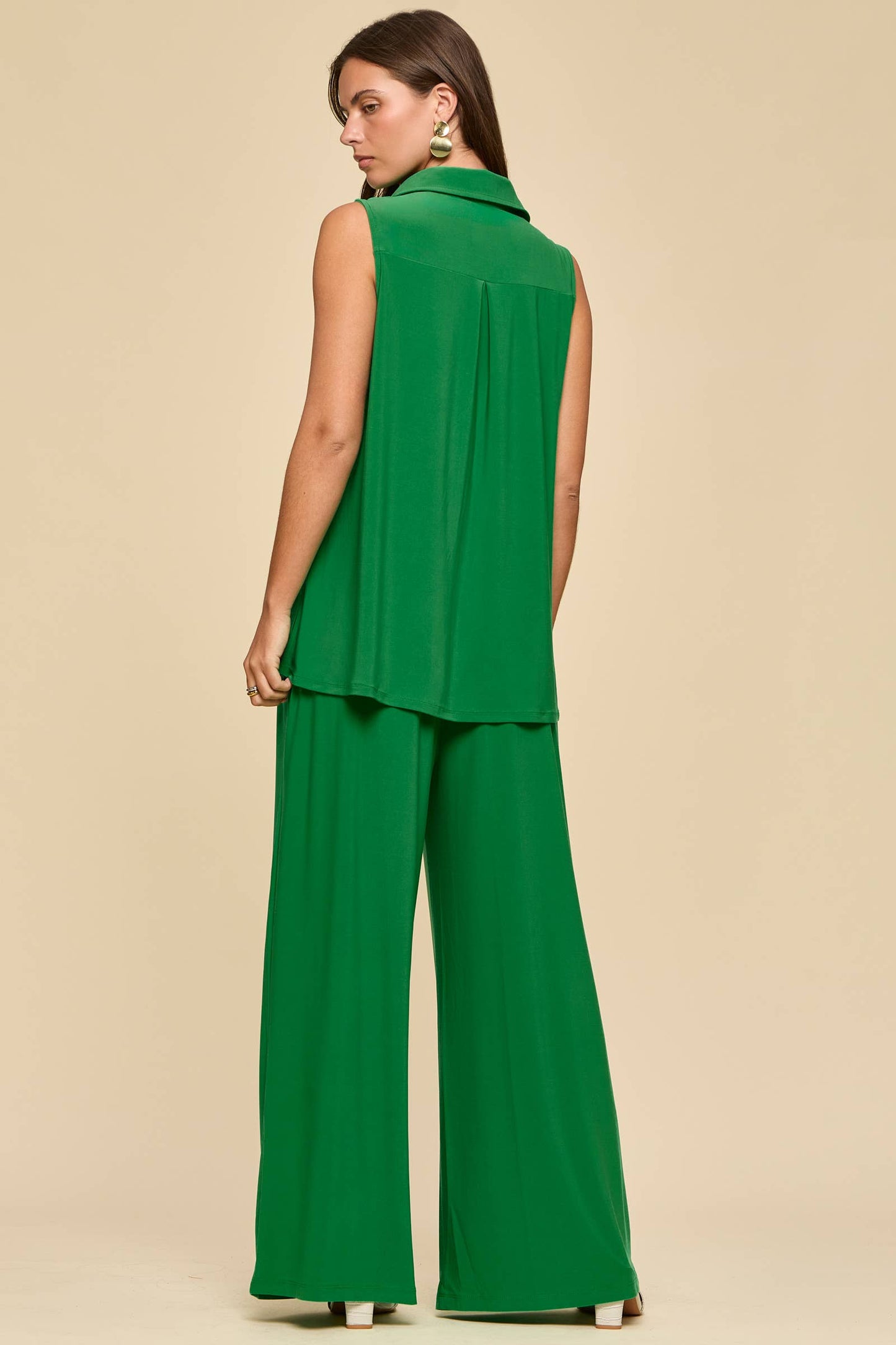 2-Piece Tank + Relaxed Pants Resort Wear Set