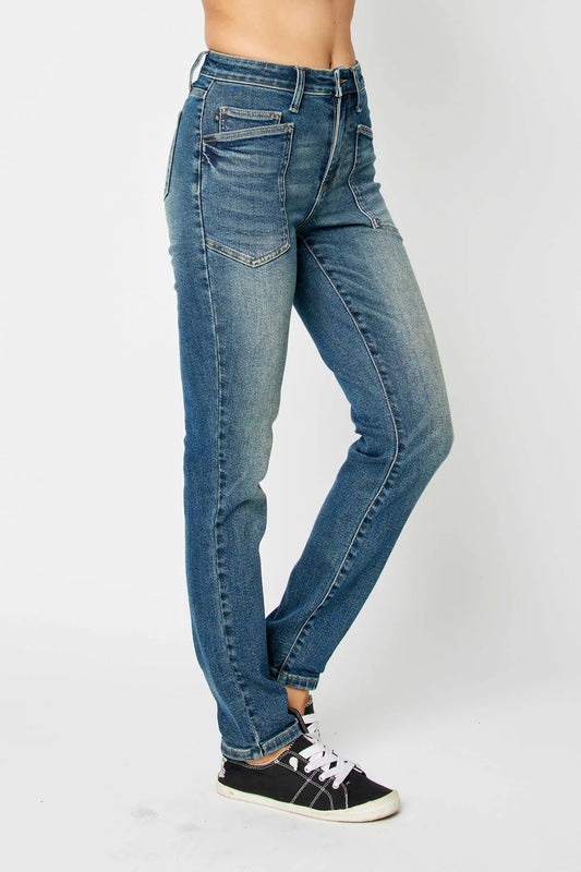 High Waist Classic Relaxed Jeans 88687 Reg