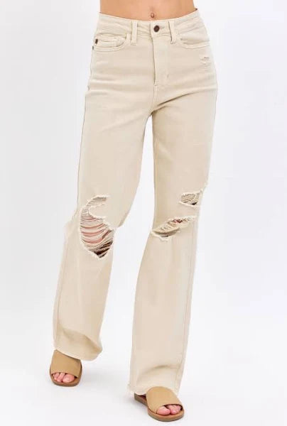 HW Garment Dyed Destroy 90's Straight 88823