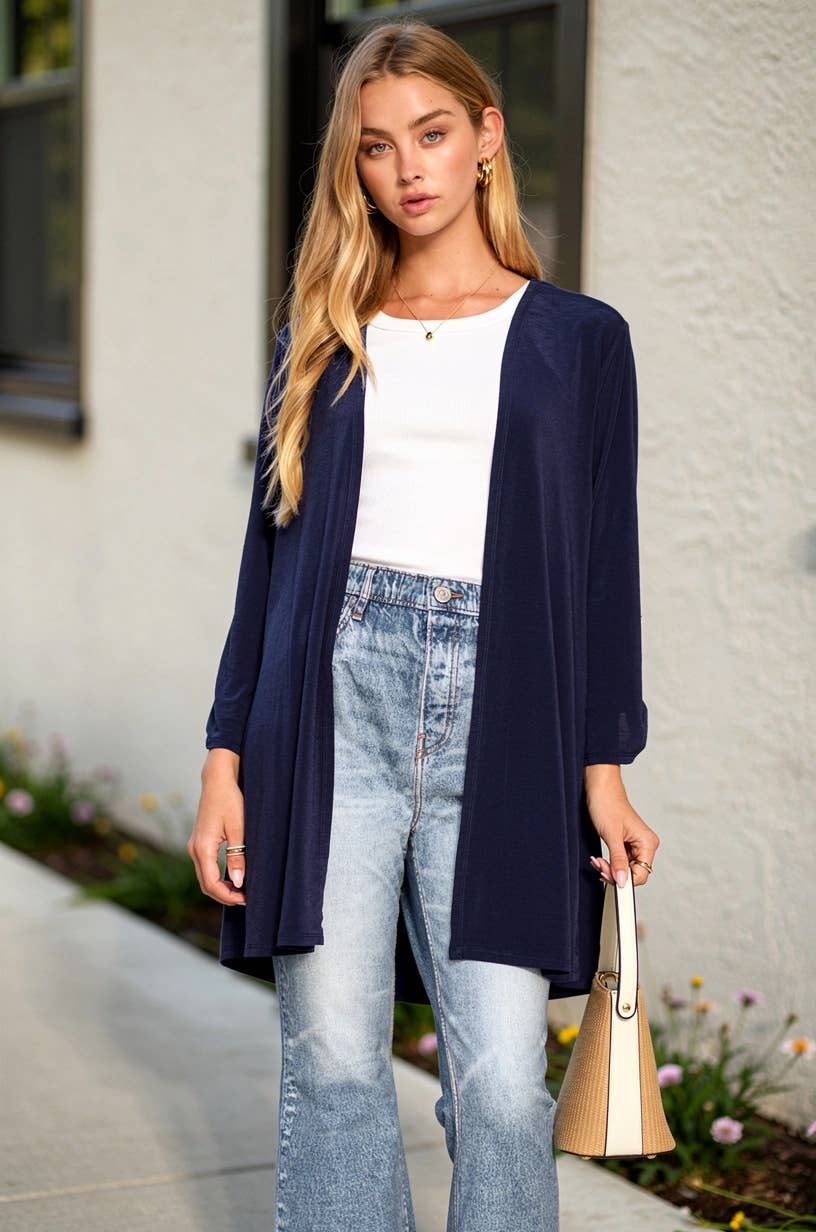 Open Front Cardigan