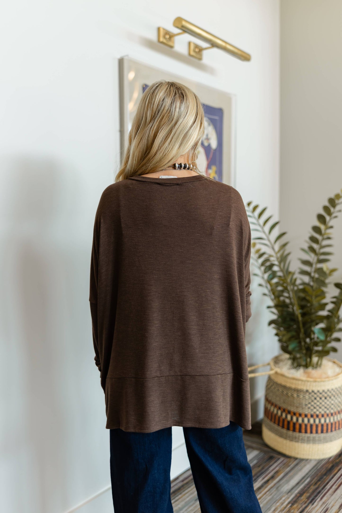 Dear Scarlett - Casual Cotton Long Sleeve Top
