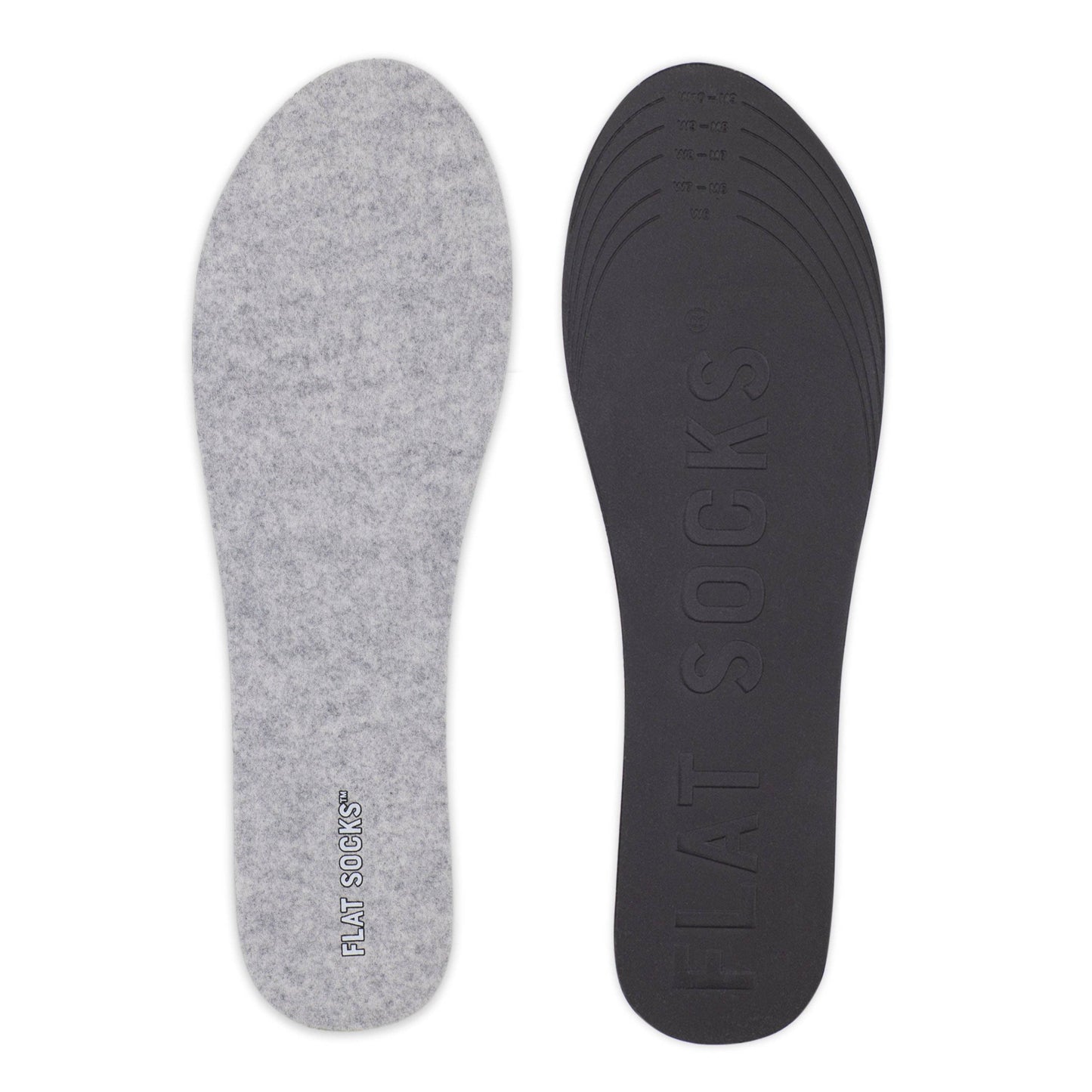 FLAT SOCKS - Light Heather Grey FLAT SOCKS