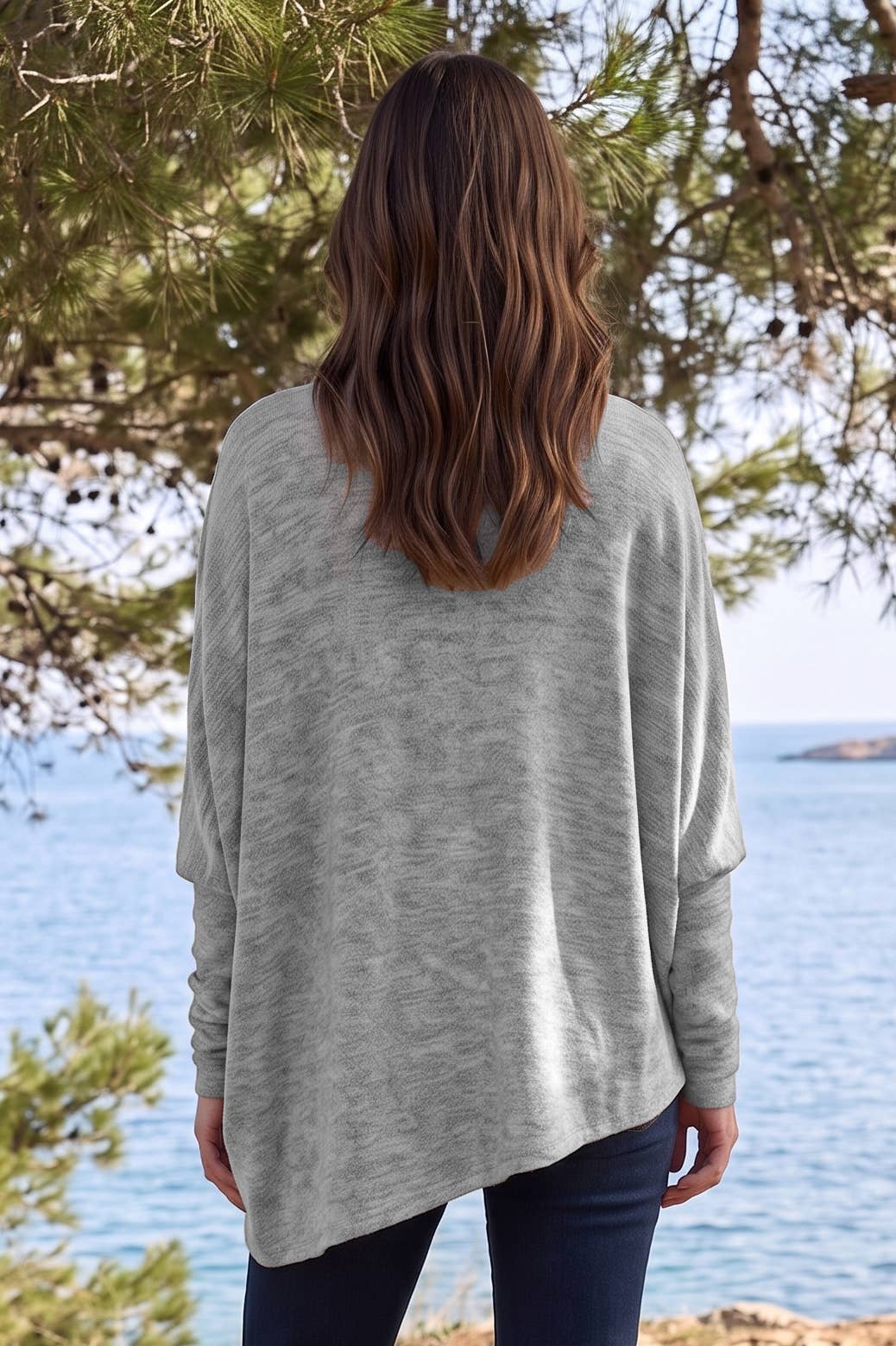 2-Way Cowl Neck or One-Shoulder Asymmetrical Top