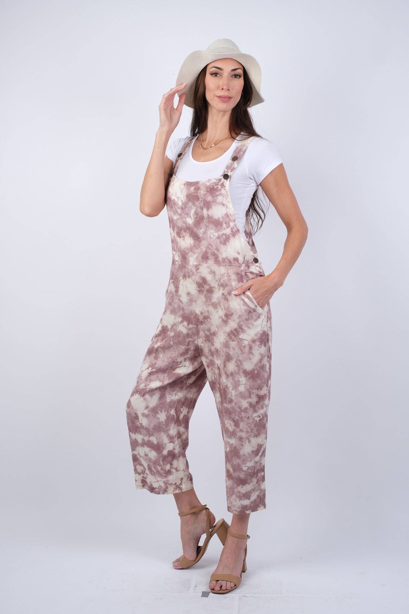 Summer Clouds Pastel Overalls