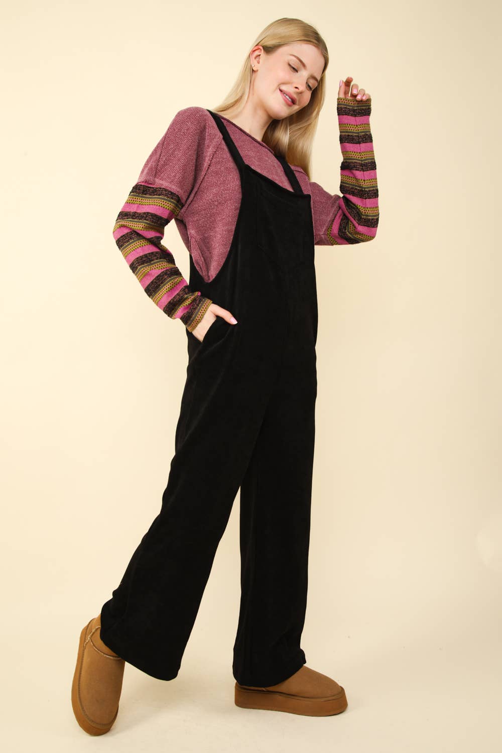 Corduroy Overall Jumpsuit