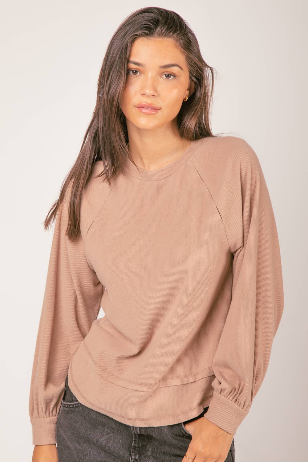 Oversized Cutout Knit Top