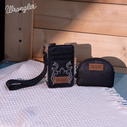 Wrangler Embroidered Bi-Fold Wallet