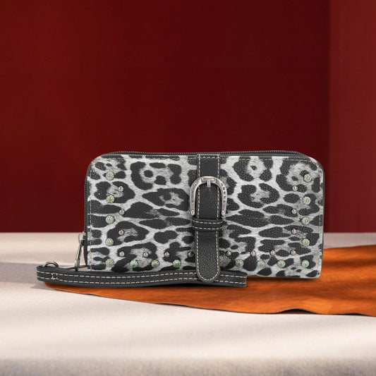 MONTANA WEST LEOPARD PRINT COLLECTION WALLET