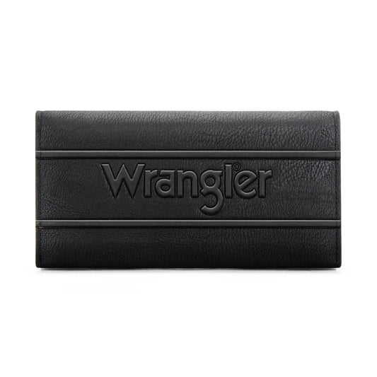 Wrangler Long Wallet with Detachable Zipper Pocket