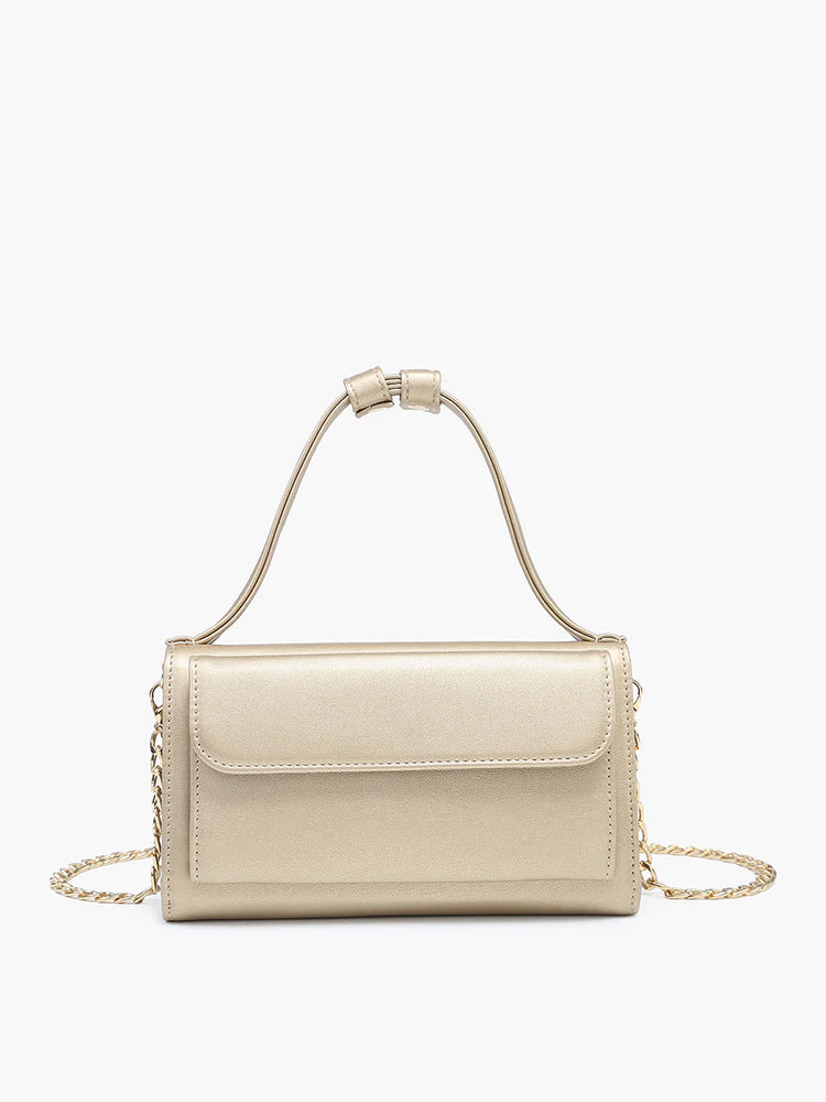 Jen & Co Honey Rect Chain Crossbody