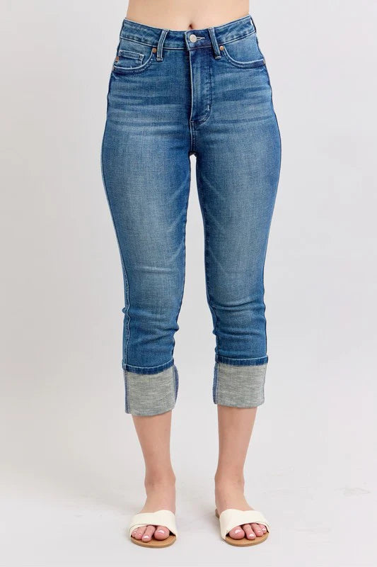 HW Tummy Control Cuff Capri 78114
