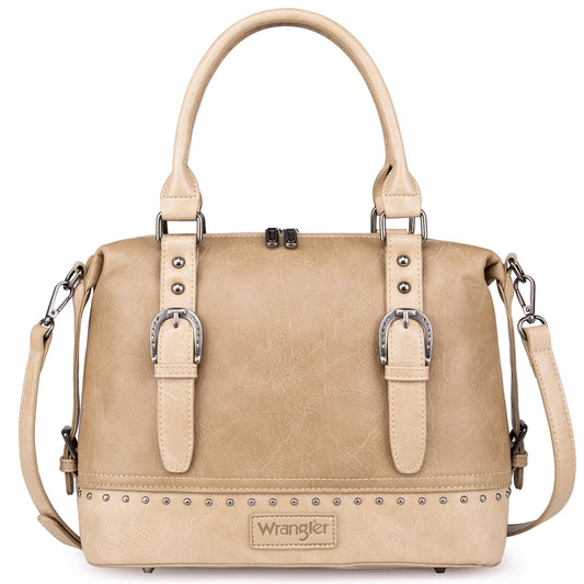 Wrangler Buckle Classic Barrel Satchel