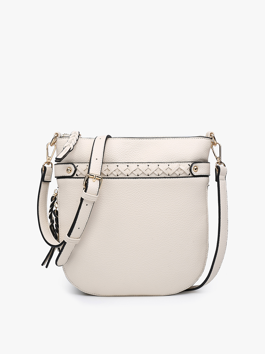 Esther Whipstitch Round Crossbody