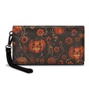 Montana West Pumpkin Halloween Wristlet RFID Wallet