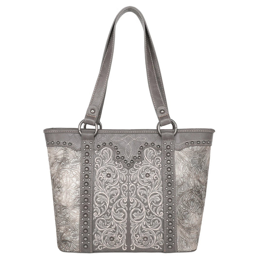 Montana West Floral Embroidered Collections Concealed Carry Tote