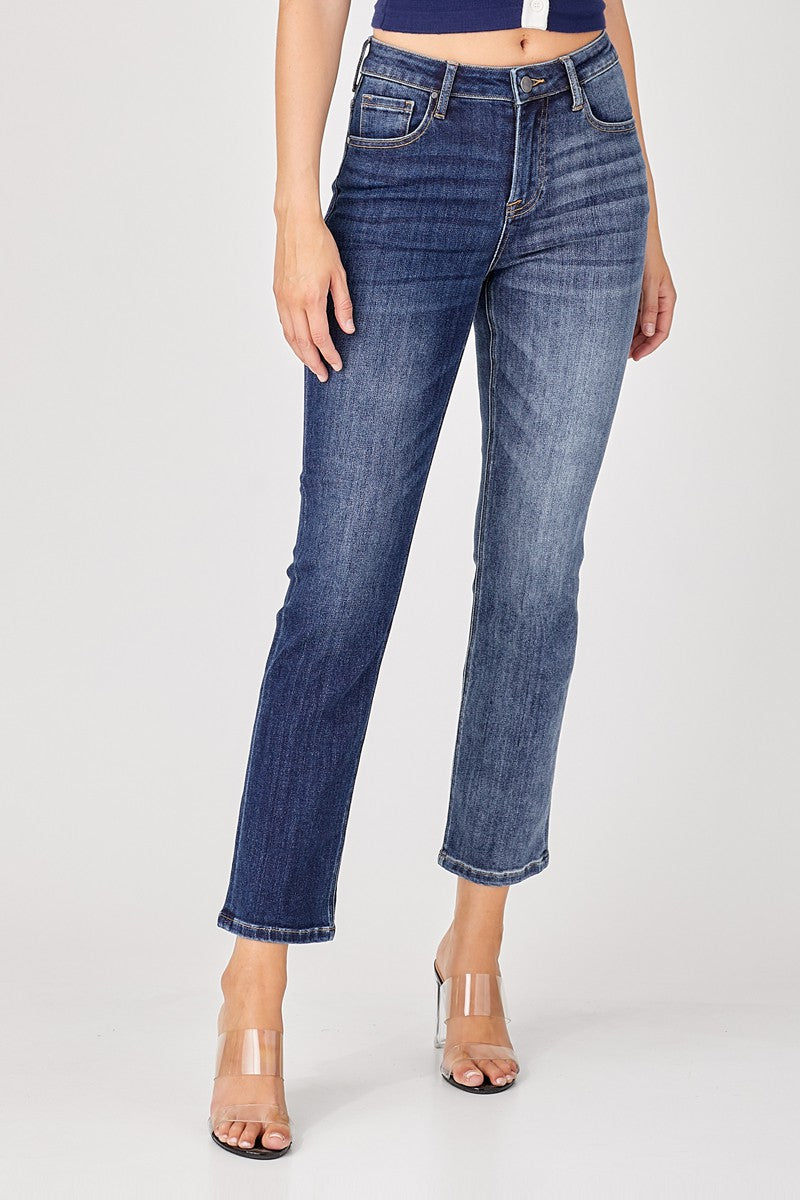 HIGH RISE SLENDER STRAIGHT JEANS